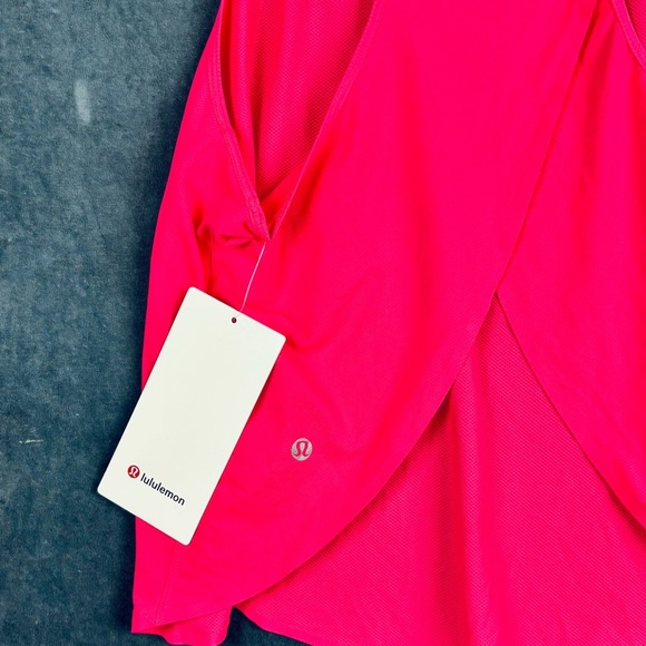 NWT lululemon athletica High Ventilation Running Tank Top in sz 6 - Lip Gloss - Picture 6 of 14